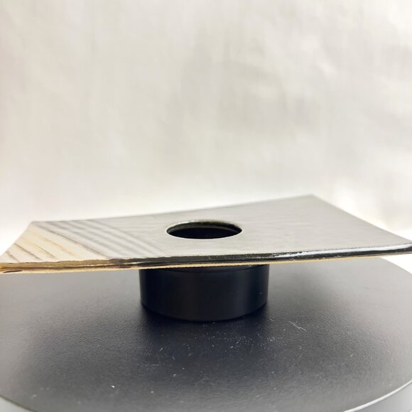 Donna Gittins Sculptural Vintage Candle Holder Black & Bronze Made in Canada - Picture 2 of 10